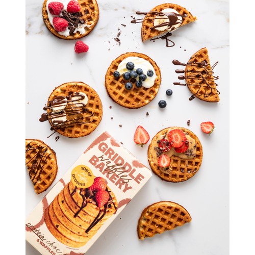 Griddle Bakery Choc-Chip Protein Waffles