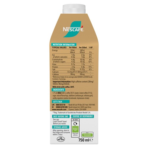 Nescafe Iced Coffee Latte