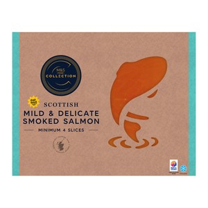 M&S Collection Scottish Mild & Delicate Smoked Salmon 