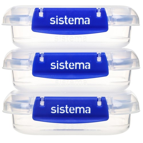 Sistema Klip It Plus 180ml Food Storage Containers 3 Pack Airtight