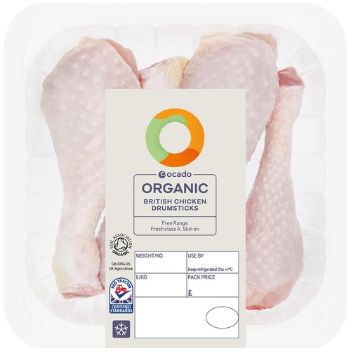 Ocado Organic Free Range Chicken Drumsticks
