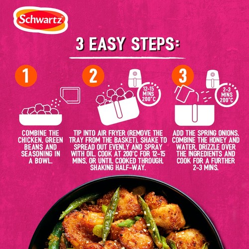 Schwartz Air Fry Honey & Garlic Recipe Mix