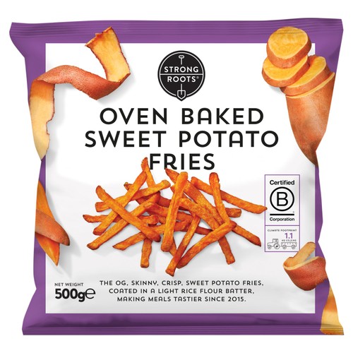 Strong Roots Crispy Sweet Potato Fries.
