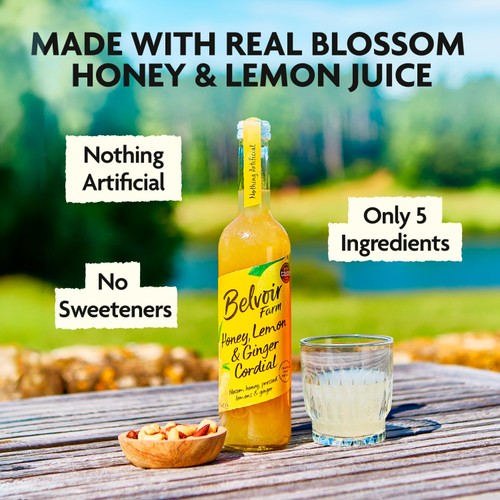 Belvoir Honey, Lemon & Ginger Cordial