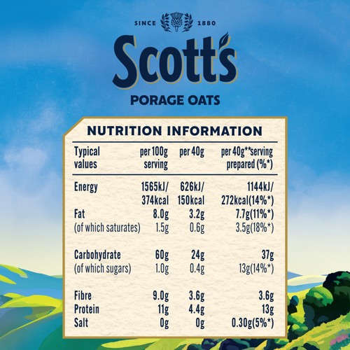 Scott's Porage Original Porridge Cereal Oats