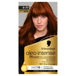 Schwarzkopf Oleo Intense Perm Oil Colour 5-77 Light Copper Brown Hair