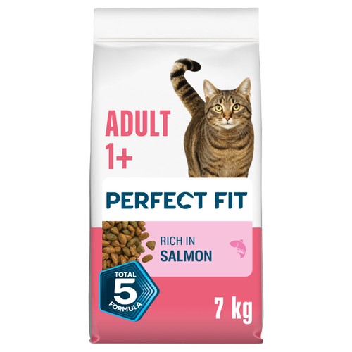 Perfect Fit Cat Dry Adult 1+ Salmon