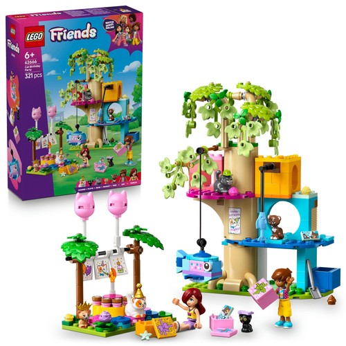 LEGO Friends Cat Birthday Party & Tree House 42666 6+
