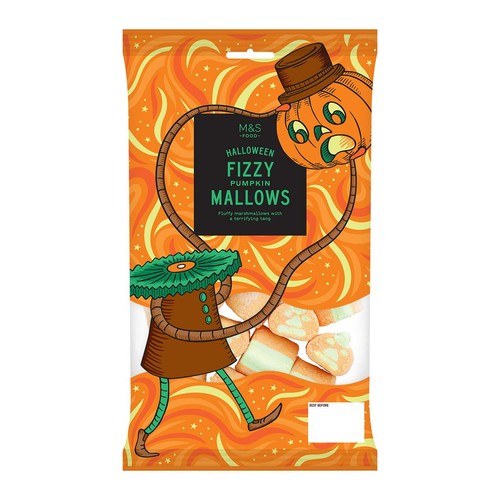 M&S Halloween Fizzy Pumpkin Marshmallows