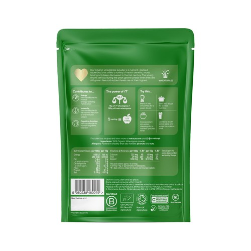 Naturya Organic Wheatgrass Powder