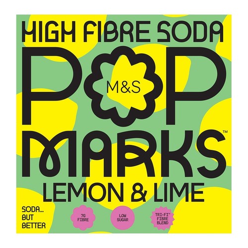 M&S Pop Marks Lemon & Lime Soda