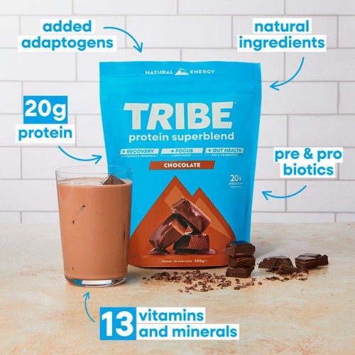 TRIBE Superblend Protein Powder Chocolate