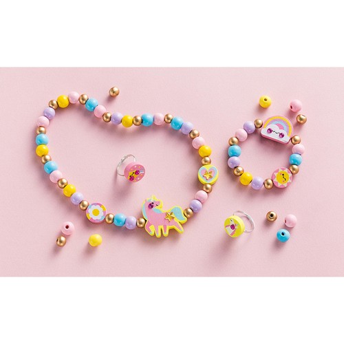 Janod Rainbow Land 4 Piece Wooden Jewellery Kit