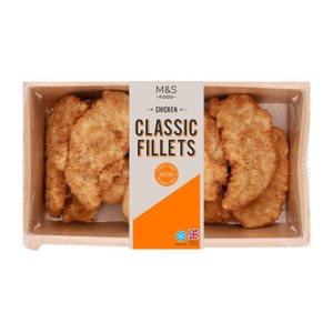 M&S British Crispy Breaded Chicken Breast Fillets