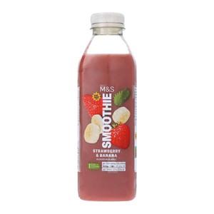 Strawberry & Banana Fruit Smoothie 750ml