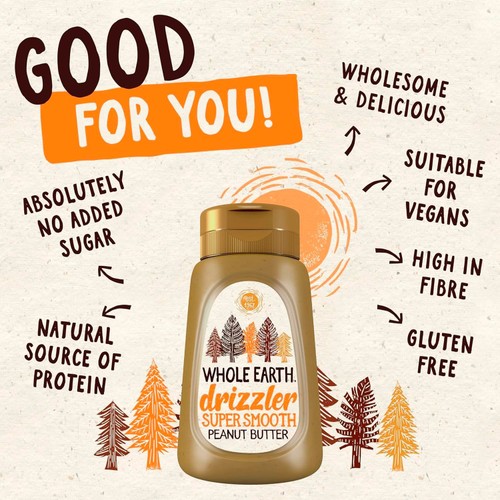 Whole Earth Drizzler Peanut Butter 