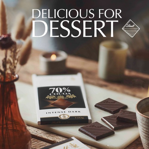 Lindt Excellence 70% Cocoa Dark Chocolate Bar