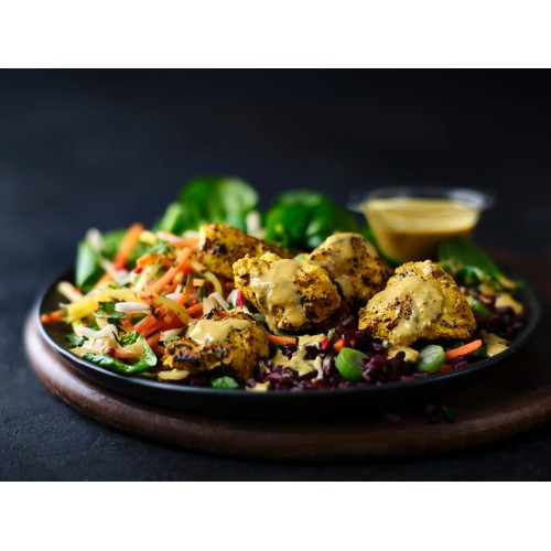 M&S Nutrient Dense Satay Chicken, Black Rice & Mango