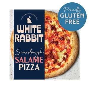 White Rabbit Gluten Free Sourdough Salame Pizza