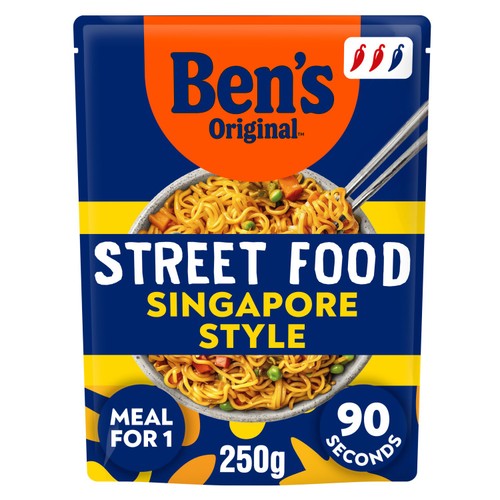 Ben's Original Street Food Microwave Noodles Singapore Style