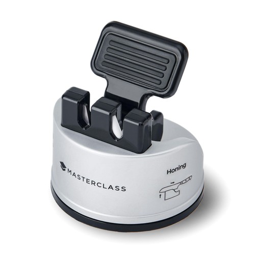 MasterClass Smart Sharp Dual Knife Sharpener, Silver, Gift boxed