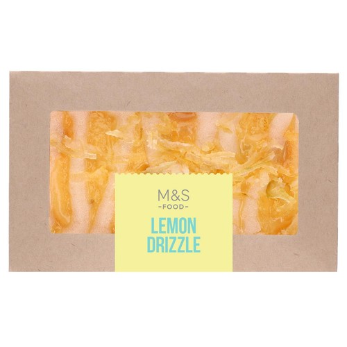 M&S lemon drizzle loaf cake