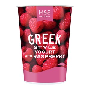 M&S Greek Style Yogurt with Strawberry
