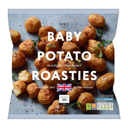 M&S Baby Potato Roasties Frozen