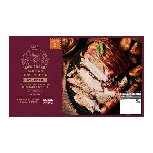 M&S Slow Cooked Oakham Turkey Crown Stuffed