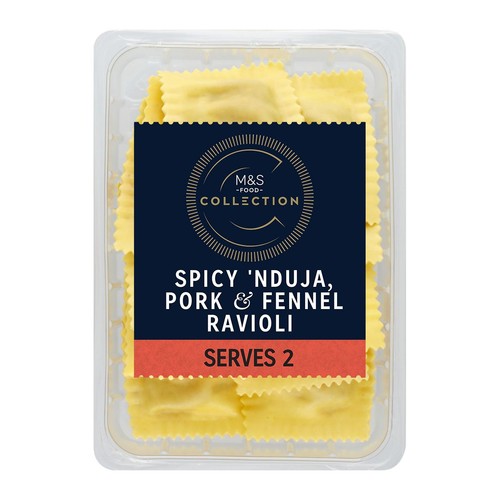 M&S Collection Spicy 'Nduja & Fennel Sausage Ravioli