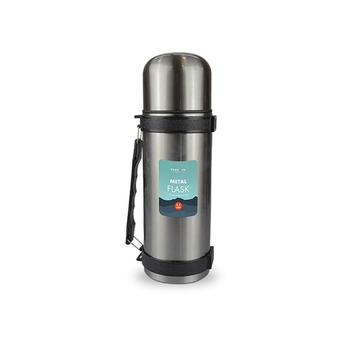 Metal Flask with Handle 1.1L