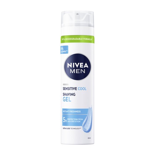 NIVEA MEN Sensitive Cooling Shaving Gel with 0 % Alcohol 