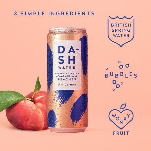 DASH Peach Infused Sparkling Water