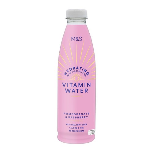 M&S Hydrating Pomegranate & Raspberry Puree Vitamin Water