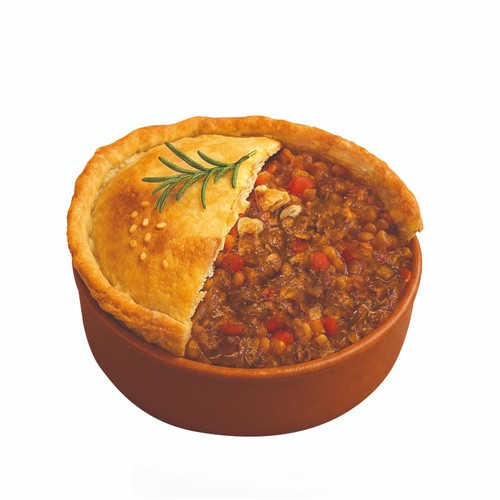 Free & Easy Organic Free From Lentil & Veg Balti Pie Filling
