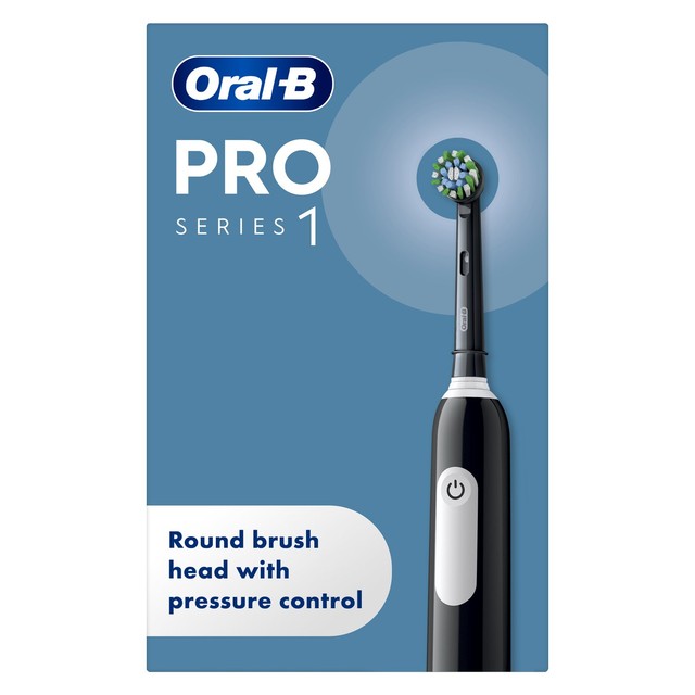 Oral-B Pro 1 Cross Action Black Electric Toothbrush