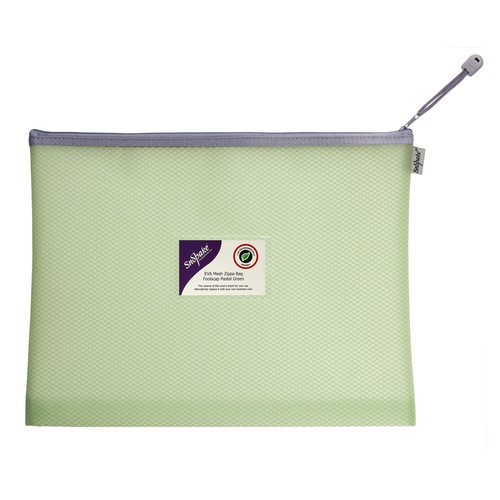 Snopake A4+ EVA Green Mesh Zip Bag