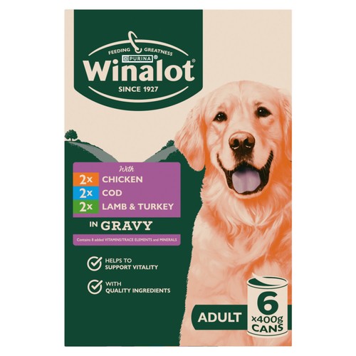 Winalot Cod in Gravy Wet Dog Food