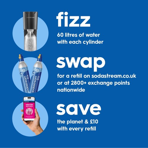 SodaStream Spare CO2 Gas Cylinder