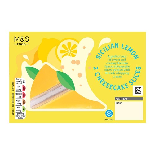 M&S Lemon Cheesecake Slices