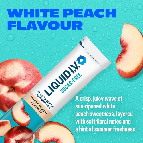 LIQUID IV Sugar Free White Peach