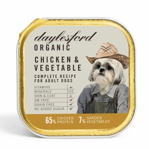 Daylesford Organic Chicken and Veg Complete Wet Dog Food