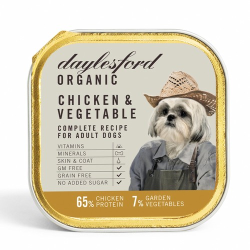 Daylesford Organic Chicken and Veg Complete Wet Dog Food