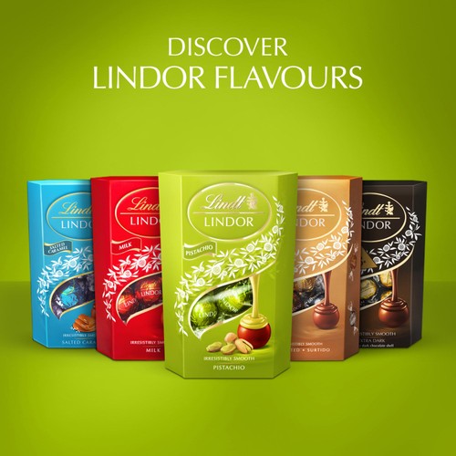 Lindt Lindor Pistachio Chocolate Truffles Box
