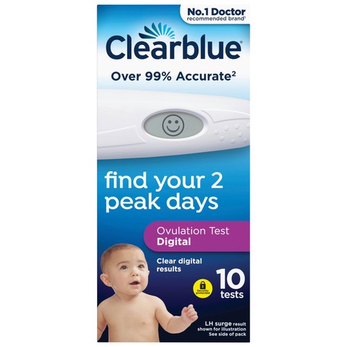 10 X Clearblue Advanced Digital Ovulation Test Kits | Home Health UK - View #3
