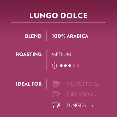 Lavazza A Modo Mio Lungo Dolce Capsules