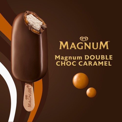 Magnum Mini Double Chocolate & Double Caramel Ice Cream Sticks