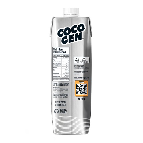 CocoGen Coconut Water + Electrolyte
