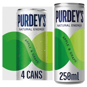 Purdey's Apple & Grape Natural Energy Drink
