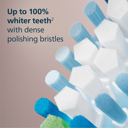 Philips Sonicare C3 Premium Plaque Defence Brush Head, White, 2+1 Pack